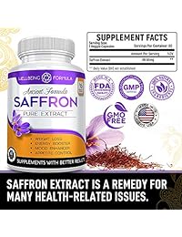 Pure Saffron Extract for Healthy Weight Loss-Natural Appetite Suppression Pills-Mood...