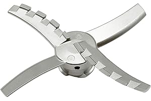 GENQORN Replacement Paddle Blade Heavy Duty 813KKU500 Compatible with Ninja Creami Deluxe Series CN501CO NC500 NC500C NC501 NC501C NC501H NC501HBL NC501HGN NC501HRD Ice Cream Makers