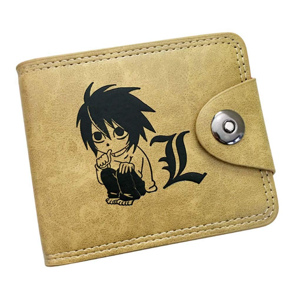 Japanese Anime Death Note Wallet Men Fashion Leather Card Holder Purse