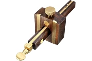 Yundxi Wood Marking Gauge Wood Scraper Scribe Mortice Gauge Marking Mortise Gauge Woodworking Measuring Tool (1#)