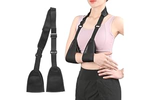 Mesh Arm Sling Shoulder Immobilizer for Women & Men, Adjustable Rotator Cuff Forearm Wrist Support Brace, Breathable Arm Supp