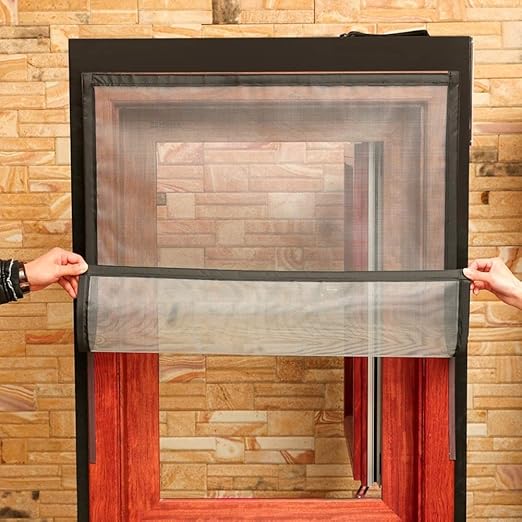 WJH Anti-Mosquito Vorhang, Magnetische mesh Vorhang, Kühle Sommer Atmungsaktive Dauerhaft Fenster-tür-vorhänge Magnetische Gi
