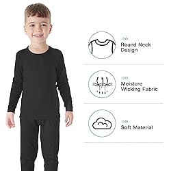 Boys Thermal Underwear Ultra Soft Kids Long Johns