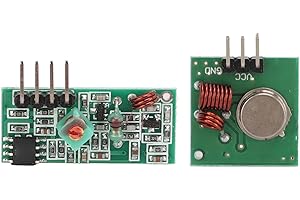 433MHz Transmitter Receiver Kit DC5V PCB High Frequency RF Module for Anti Theft Products Remote Control Switch Security Acce