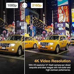 Rexing V1GW-4K Ultra HD Car Dash Cam w/Built-in GPS