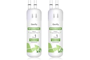 Qaofly EDR1RXD1 W10295370A Water Cap Replacement, Compatible with Filter 1, W10295370, P8RFWB2L, P4RFWB, 46-9930 46-9081（2PACKS）