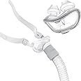 Replacement Kit for P10, Includes Pillow(Large) and Tubing Assembly (No Strap) for Airfit, IBEET Replacement Nasal Supplies for P10