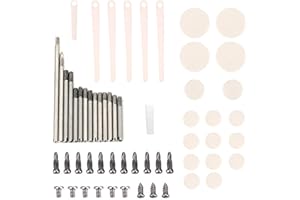 1 Set Clarinet Repair Tools, Rollers Clarinet Spring Screws Pads Tools Kit Instrument Replacement Kit