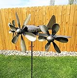 Big Sky Antiques Metal Triple Prop Plane Airplane