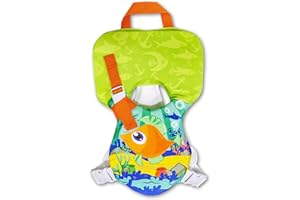 Kids Pool Flotation Devices Life Jackets Vests Infant Swim Vest Swimming Training Equipment with Extra Pillow