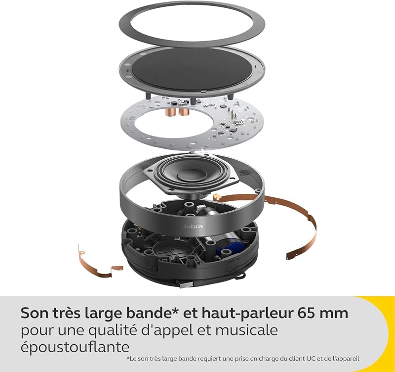 Speak2 75 Enceinte Bluetooth, Certifié MS Teams, Gris foncé