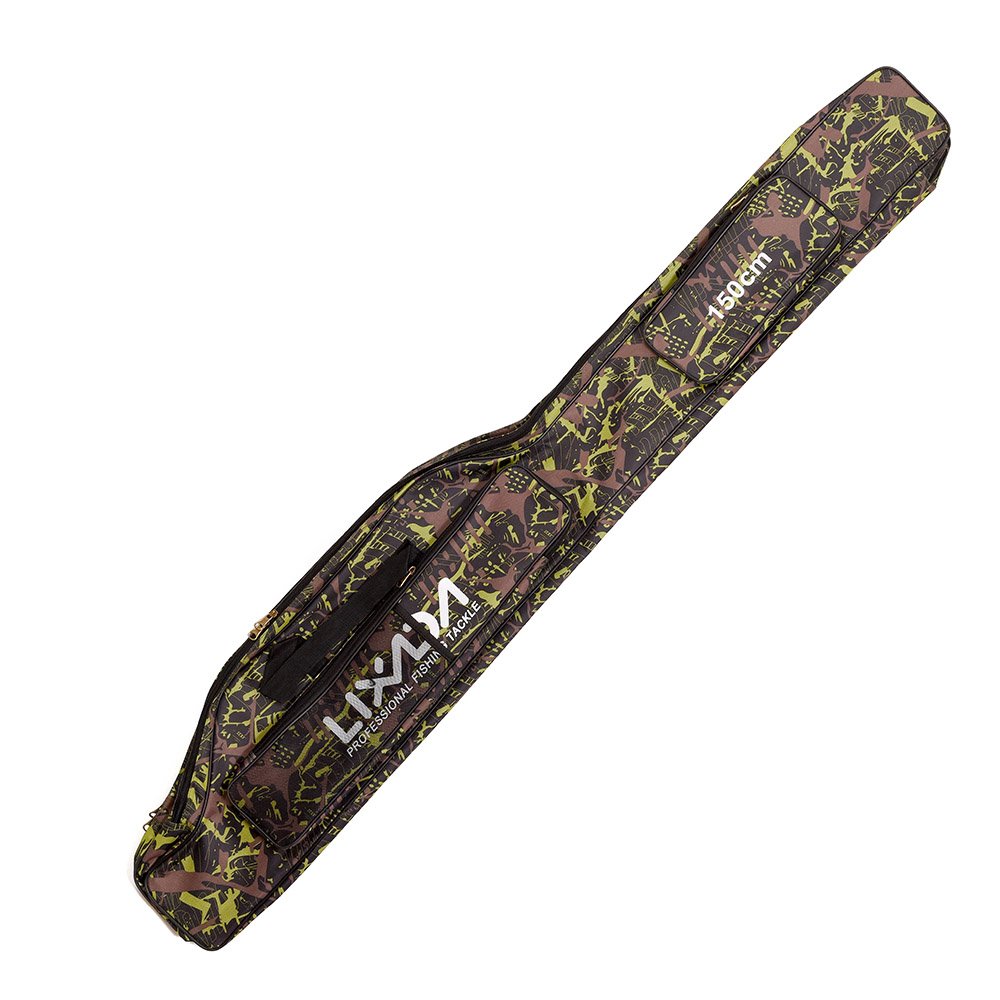 Lixada Fishing Bag Fishing Rod Bag Fishing Storage Bag Carrier Bag Case Fishing Gear Organizer Green 150cm โ image 1
