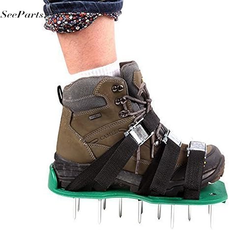 Rasen-Belüfter-Spike-Schuhe, lüften Rasen-Boden-Sandelholze mit