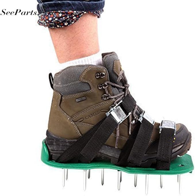 Rasen-Belüfter-Spike-Schuhe, lüften Rasen-Boden-Sandelholze mit