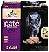 SHEBA PREMIUM PATE in Natural Juices Variety Pack-12 ct. (Beef, Chicken, Salmon) Wet Food for Cats