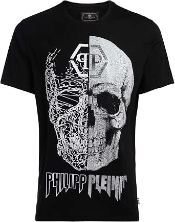 Amazon.com: Philipp Plein Rhinestone Skull Camiseta, talla única , Negro :  Ropa, Zapatos y Joyería
