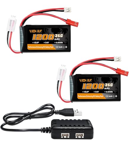 Amazon.com: Hobbyant 3.7V 30C 520mAh Battery for XK K110 110S V977