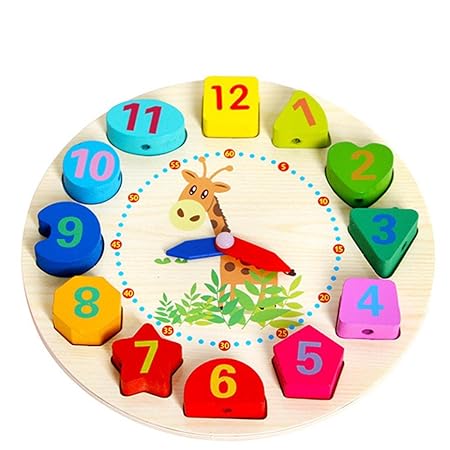 vovo Spielzeug????????Vovotrade Lernspielzeug, Baby Holz Uhr Perlen Perlen Spielzeug Kleinkind Infant Intelligenz Spielzeug (