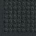 WaterHog Fashion Commercial-Grade Entrance Mat, Indoor/Outdoor Charcoal Floor Mat 4' Length x 3' Width, Charcoal by M+A Matting