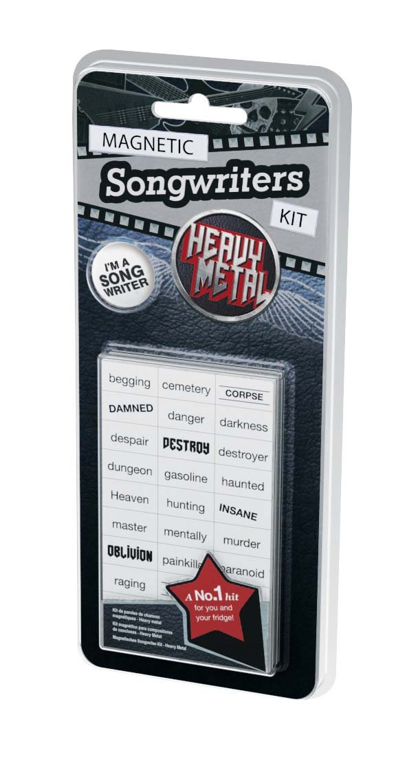 IF Heavy Metal Magnetic Songwriters Kit Fridge Magnet