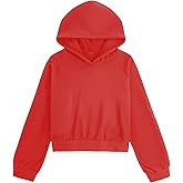 RoseSeek Girl's Bow Graphic Cute Hoodies Long Sleeve Hooded Pullover Sweatshirts Fall Outfits