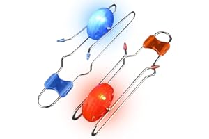 ArtCreativity Retro Light Up Gyro Wheels Toy- 2, 8.5 Inch Gyroscope Rail Twisters, Kids Classic Vintage Nostalgia Yoyo Sensory Fidget Toys, Christmas stocking stuffers for kids, Gift for boys & Girls,