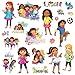 RoomMates Dora and Friends Peel and Stick Wall Decals, ,