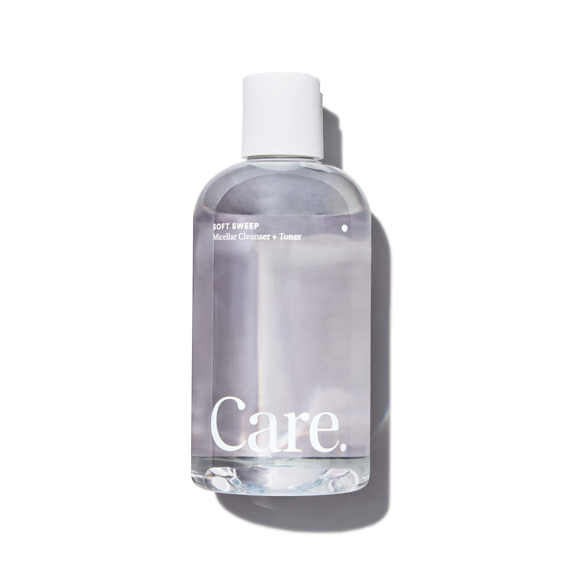 Care - Soft Sweep Micellar Cleanser and Facial Toner, Alcohol-Free and Paraben-Free Micellar Cleansing Water with Hyaluronic Acid, Glycerin, and Willow Bark Extract, Rinse-Free Face Cleanser, 8 fl oz