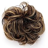 Onedor Premium Synthetic fiber Clip on Messy Chignon Bun Hair Extension Hair Piece Wig. Silky Smooth and Secure (4AH27X)