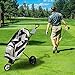 AW Foldable 3-Wheel Push Pull Golf Cart Trolley 6