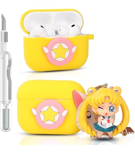 Amazon.com: Sailor Moon R- Luna Air Pod Case Cover (Regular