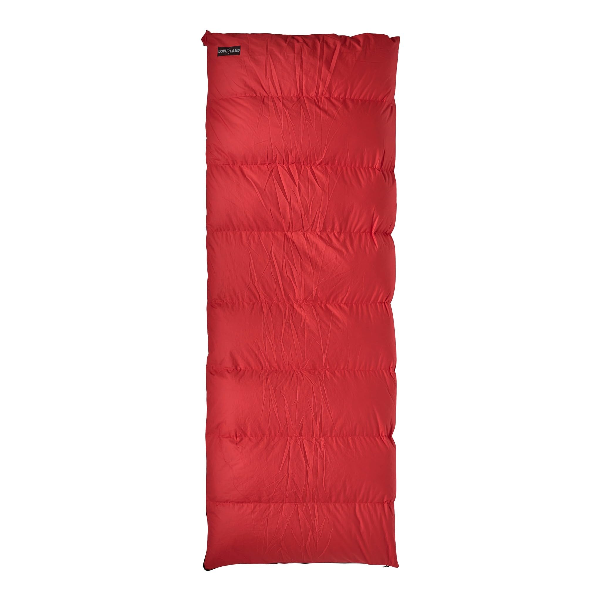 LOWLAND OUTDOOR Companion Economy Down Sleeping Bags, Red, 210 x 80 cm