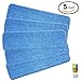 Re-Up Your Stuff Microfiber Spray Mop Replacement Heads for Wet/Dry Mops Compatible with Bona Floor Care System (5 Pack)