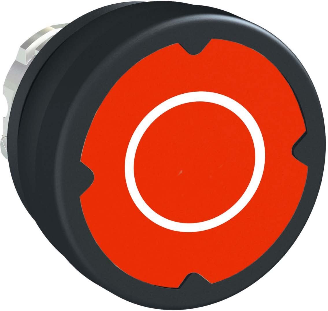 Schneider Electric ZB4BC48021 Pushbutton Hd 22mm, Pbn Hrh Envt Grn Wth Mkg