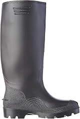 DUNLOP Pricemastor Knee High Wellington Boots Black EU41 UK7 PVC Waterproof view 2