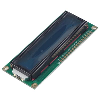 Arducam 1602 16x2 LCD Display Module Based on HD44780 Controller Character White on Blue with Backlight for Arduino