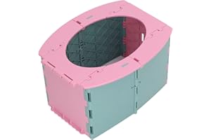 Portable Potty for Toddler Travel, Foldable Toddler Toilet Seat Travel Potty Training Toilet for Boys Girls, Mobile Folding T
