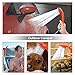 INTEY Portable Camping Shower, Outdoor Handheld Shower Kit for Camping, Beach, Pool, Pump Camping Shower, Orange