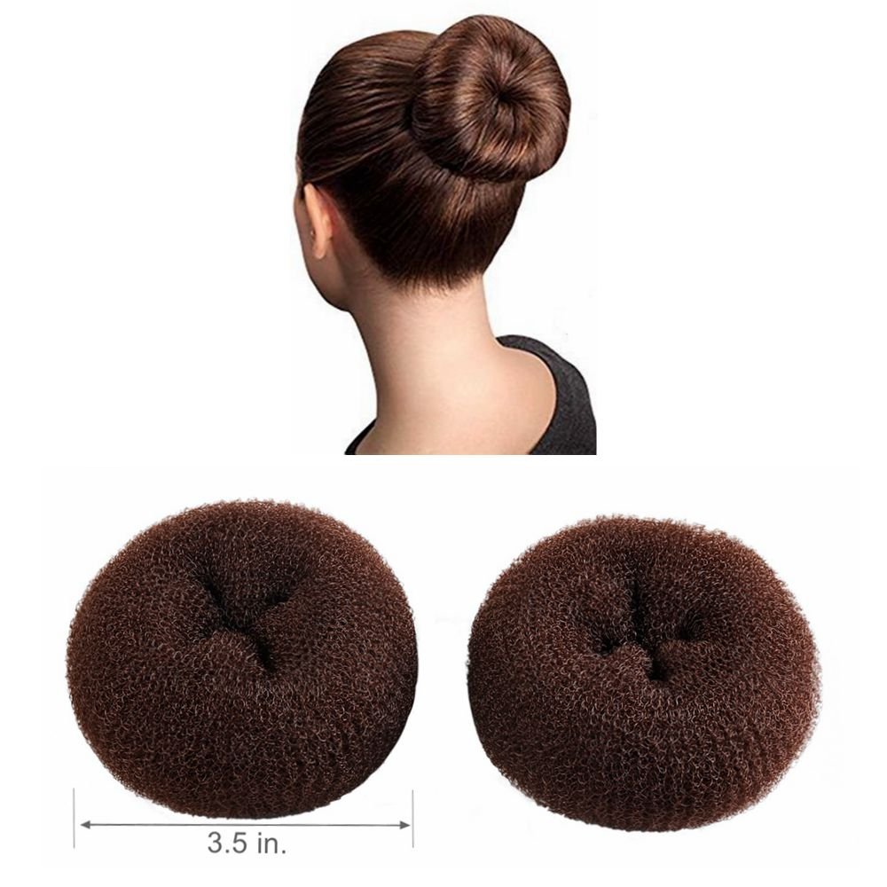 Amazon Com Clothobeauty 2 Pieces Large Size Hair Bun Donut Maker