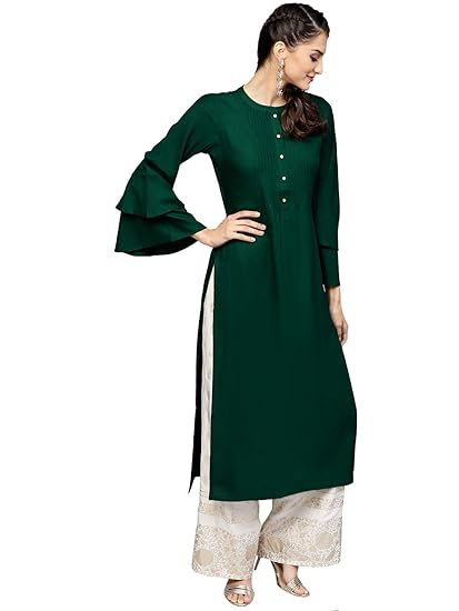 Women's Rayon Regular Kurta