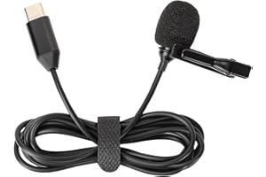 Lavalier Microphone For Insta360 Ace/Ace Pro,Type-C Interface Recording Mic Clip-On Lapel Microphone For Insta 360 Ace/Ace Pr