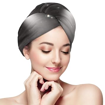 Amazon Com Ufo In Fog Microfiber Hair Towel Wrap Quick Drying