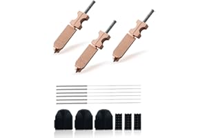 Manolindox Upgraded 3Pack 0.25/0.4/0.6MM AD5X Quick-Detachable Nozzle for Flashforge AD5X Hotend Kit, Support 300°C High Temperature and High Flow 32mm³/s, with Silicone Socks/Nozzle Cleaning Kit