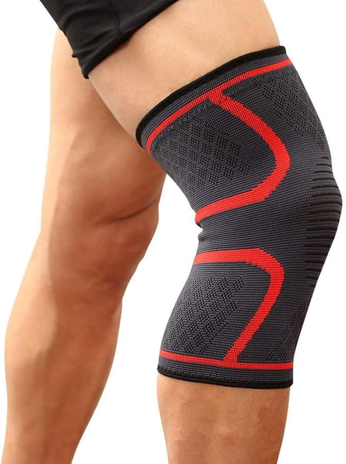 Ginocchiera Compressiva Ohfruit 1 Pezzo - Supporto Elastico Per Sport, Corsa, Ciclismo E Palestra - Foto 7