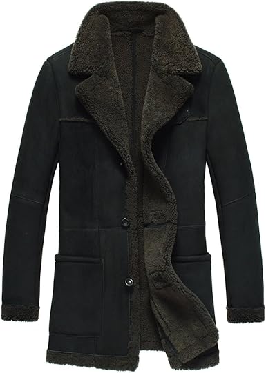 classic mens shearling coat