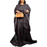 TIDOIRSA African Dresses for Women Elegant, African Clothes Embroideried Plus Size Party Wedding Dresses