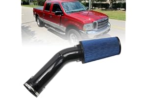 RULLINE 4" Air Intake System Air Intake Pipe with Oiled Filter Compatible with Ford F250 F350 F450 7.3L Powerstroke Diesel 1999.5-2003