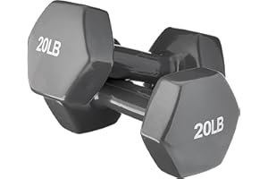 Amazon Basics Vinyl Coated Dumbbell Hand Weights
