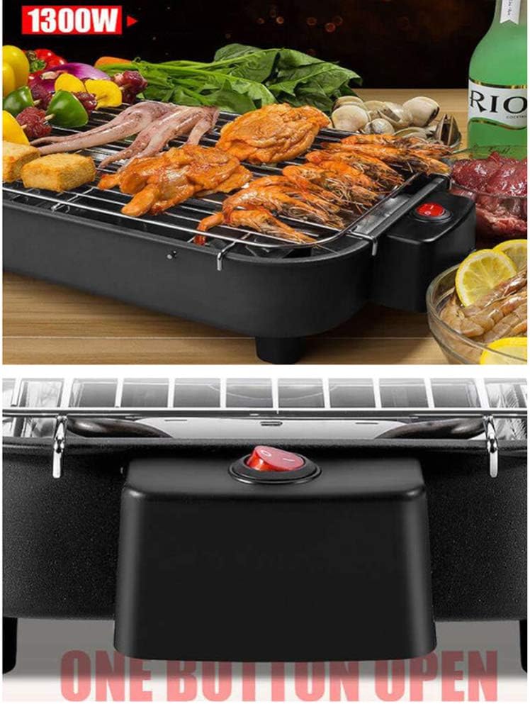 review Electric Table Top Teppanyaki Grill Griddle Indoor/Outdoor Hotplate Cooker Grill Table Hot BBQ Plate for Kitchen Dinner Party Camping Festival Cooking