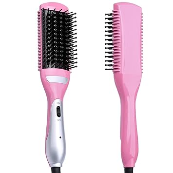 Buy Hair Straightener Hair Curler 2 In 1 Hair Styler Brush Anion